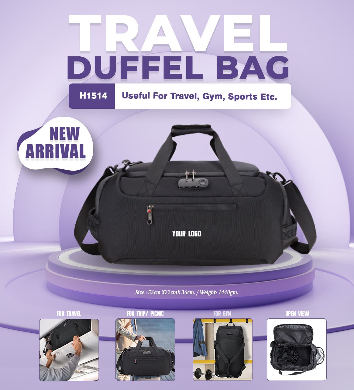 Travel Duffel Bag H1514