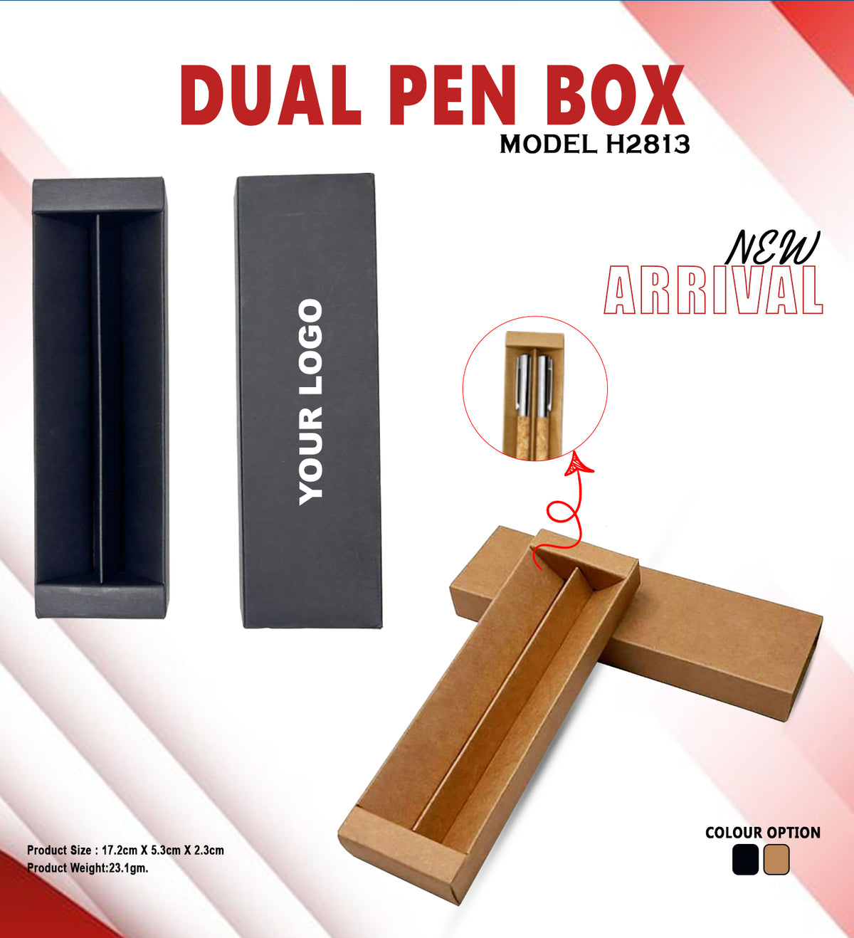 Dual Pen Box H2813