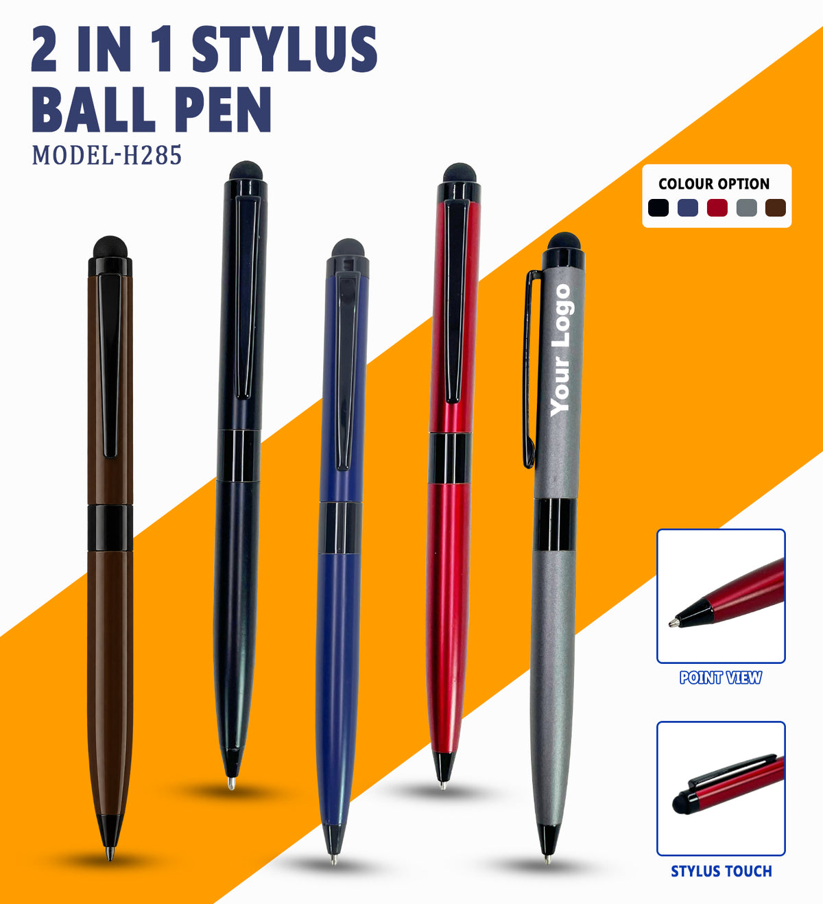 2 In 1 Stylus Ball Pen H285