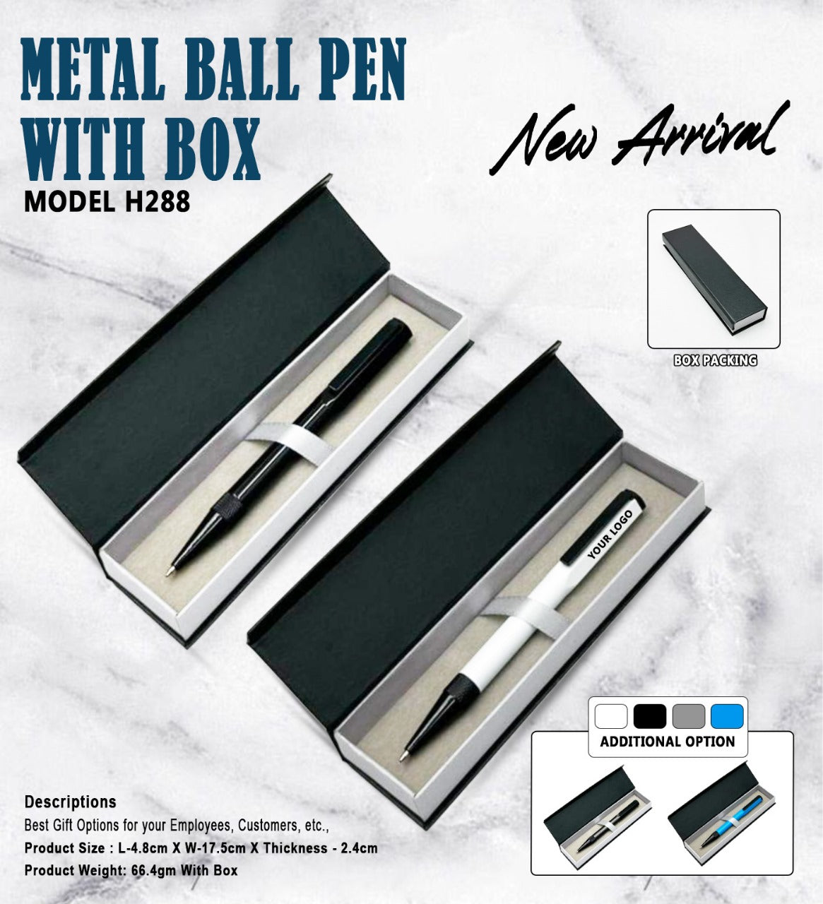 Ball Pen with Box H288