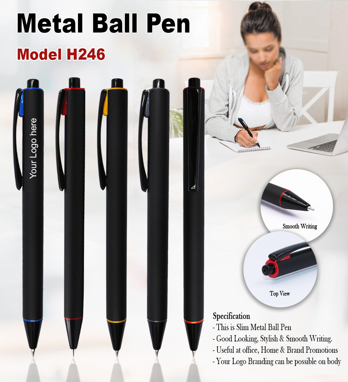 Metal Ball Pen H246