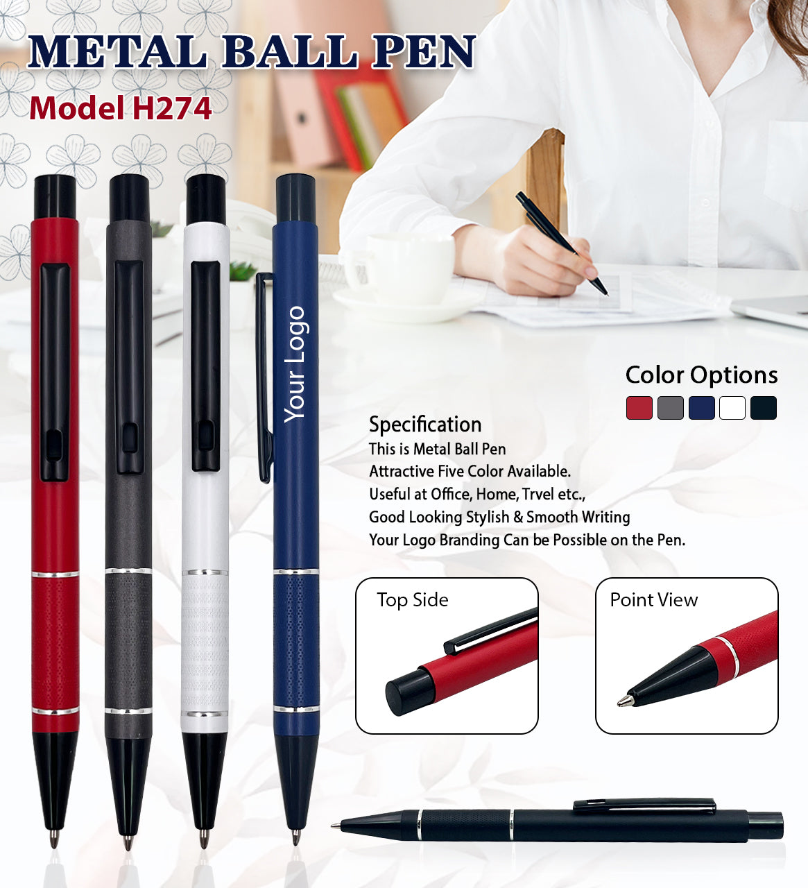 Metal Ball Pen H274