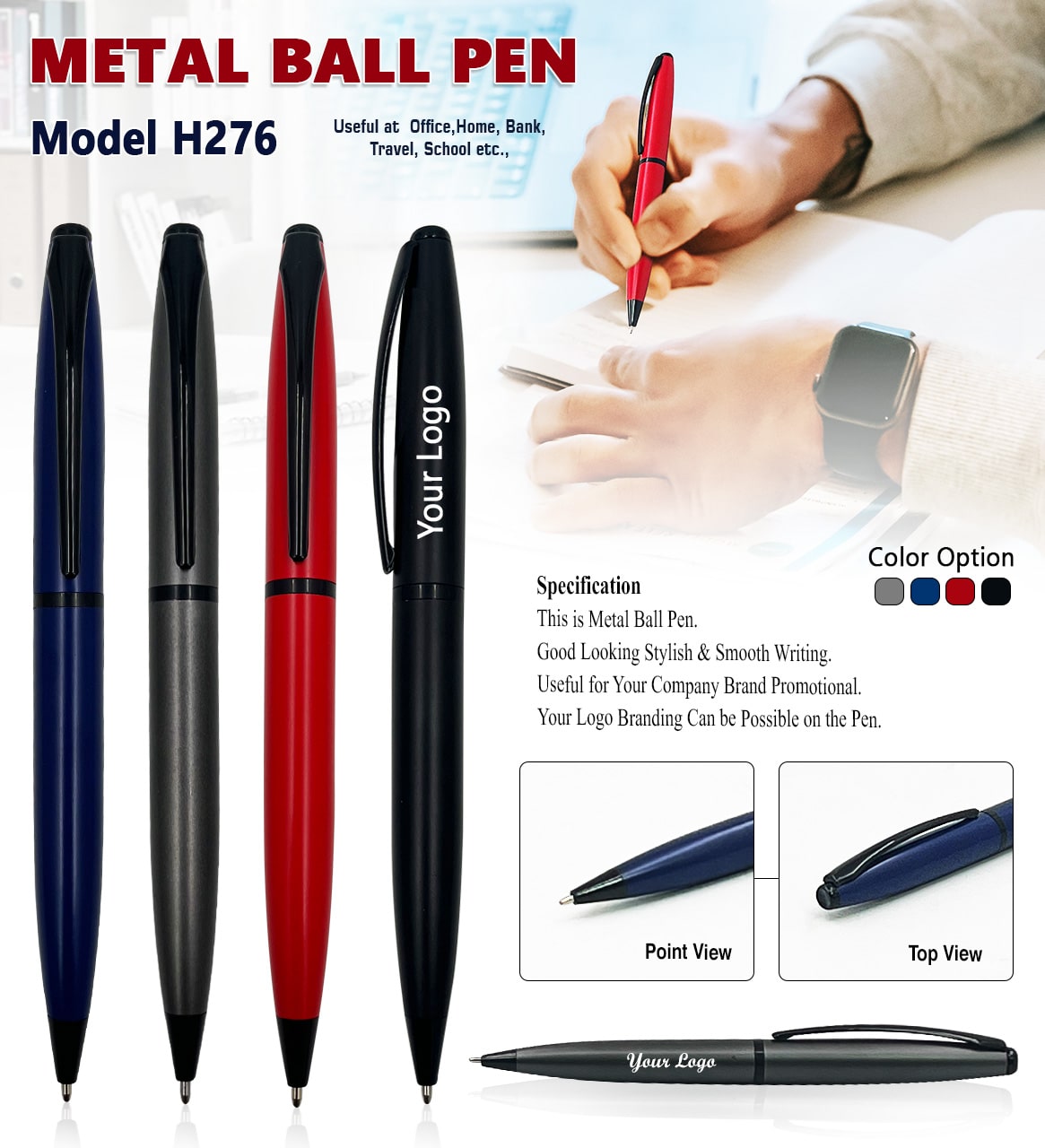 Metal Ball Pen H276