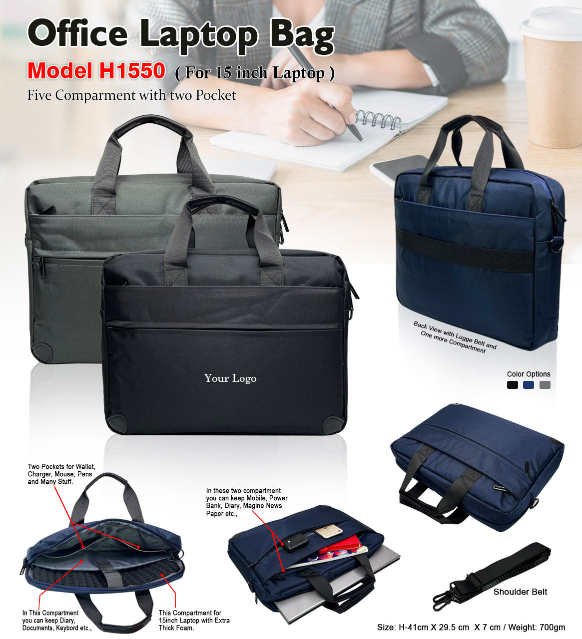 Office Laptop Bag H1550