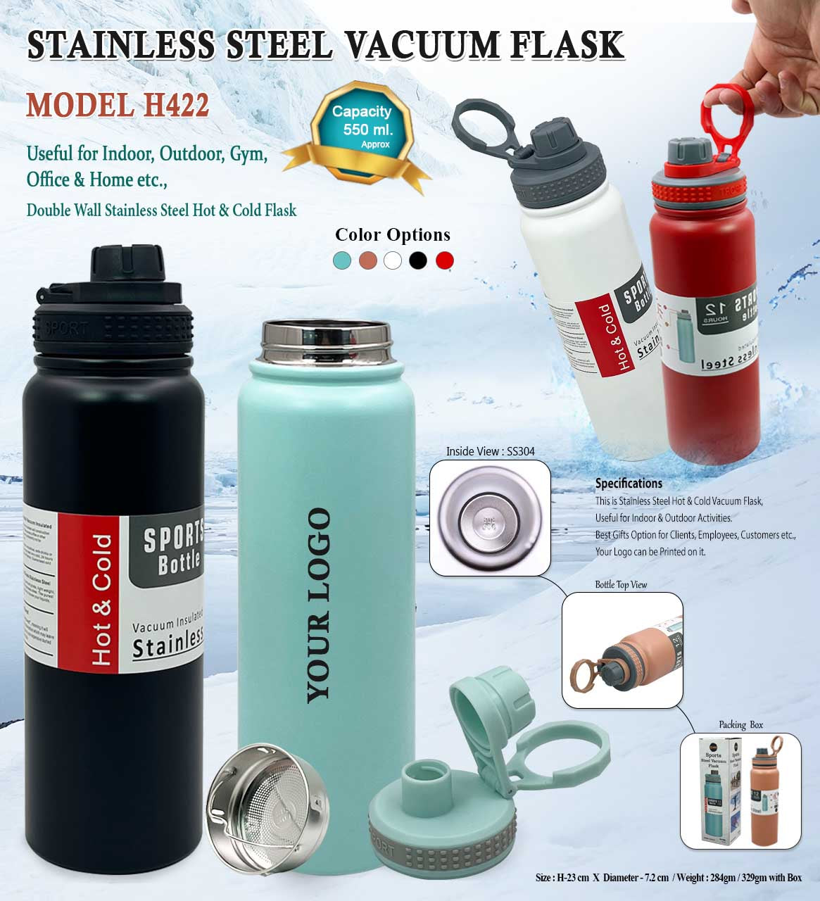 Sport Vacuum Flask H422