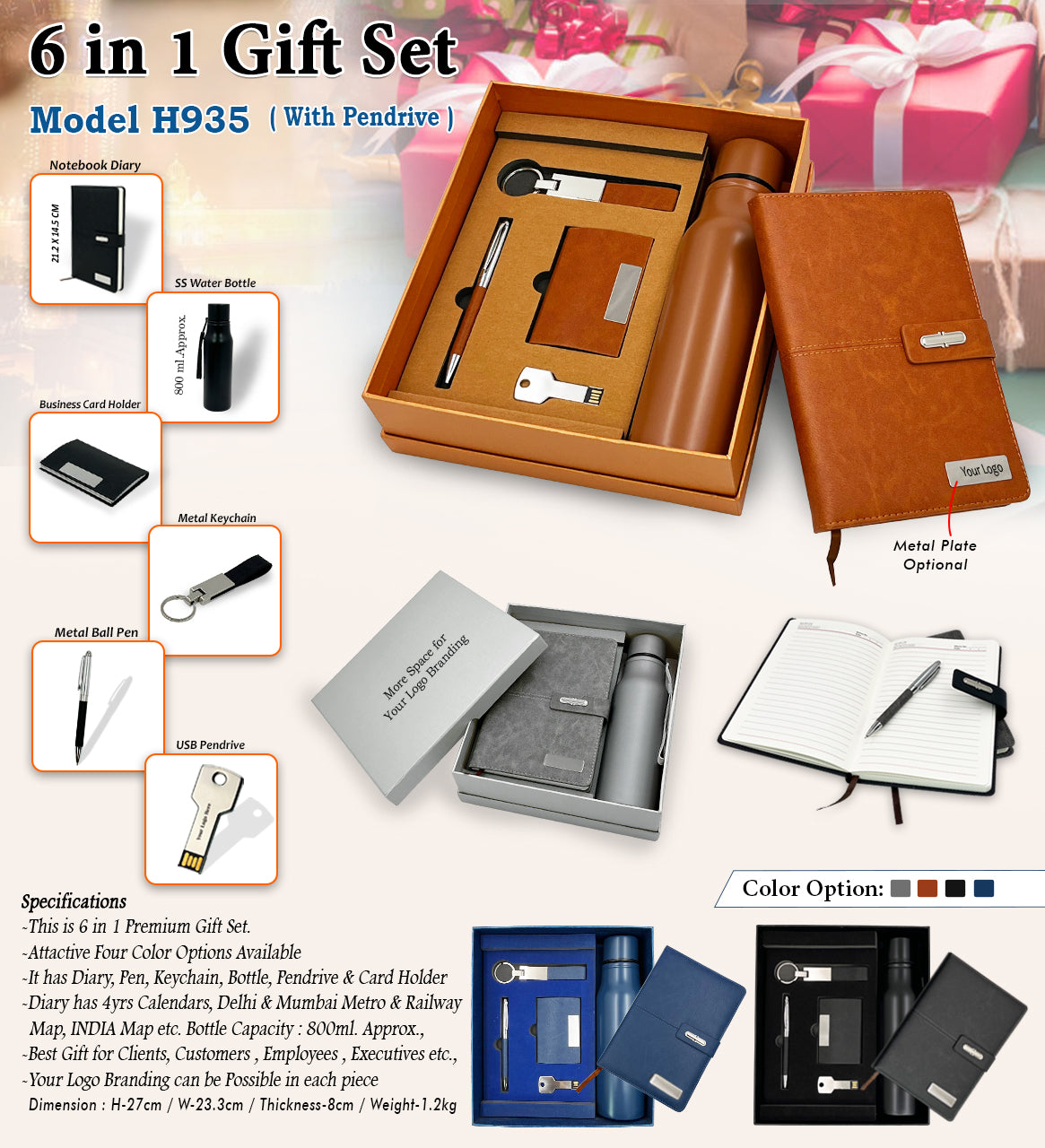 6 in 1 Gift Set H935 with 16GB