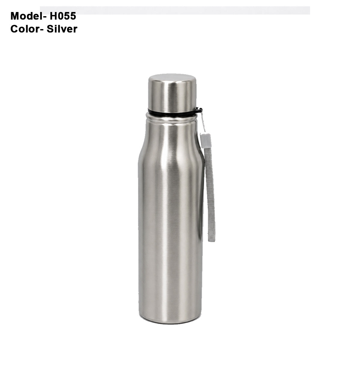 Stainless Steel Water Bottle H055-Silver-750ml.