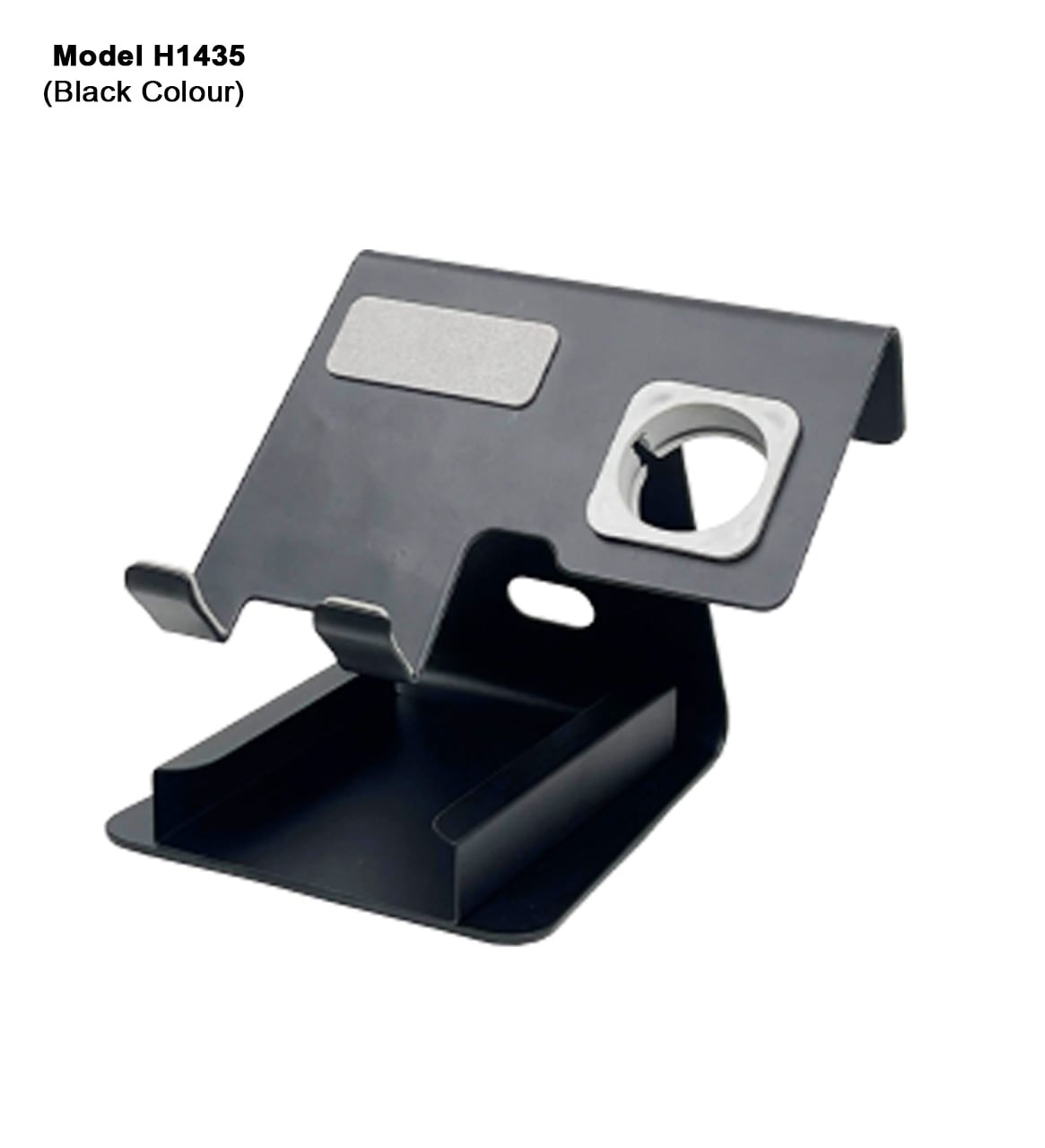 Metal Mobile & Watch Stand With Business Card Holder H1435