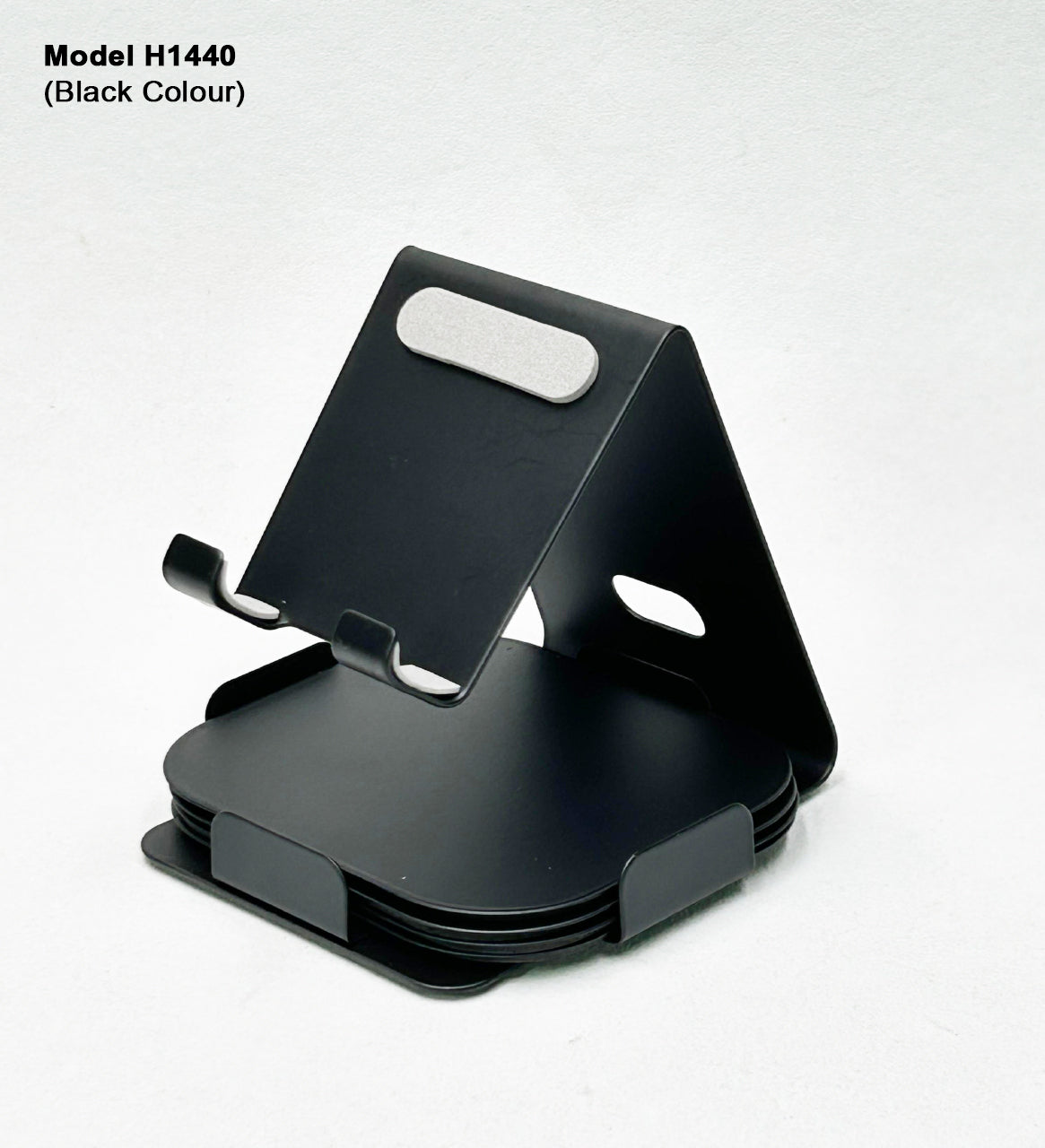 Mobile Stand With Tea Coaster H1440 - Black