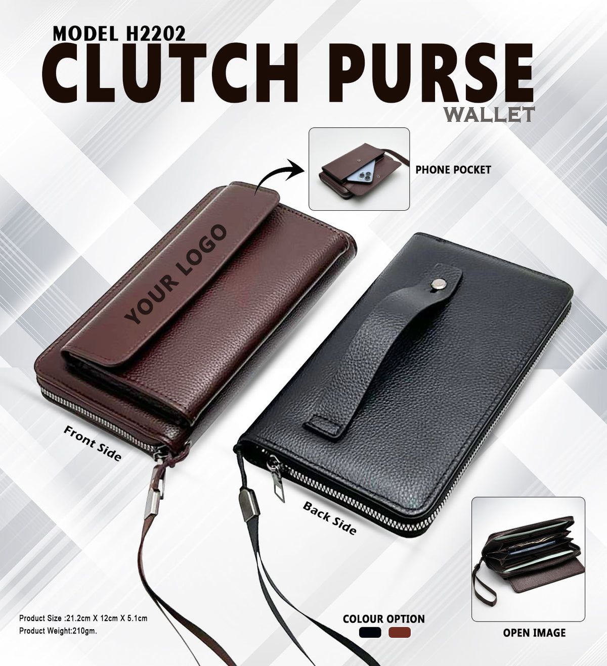 Clutch Purse Wallet H2202