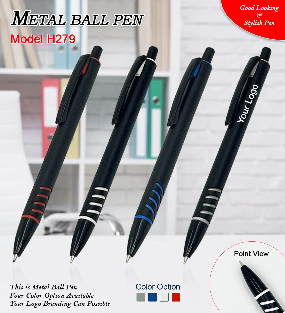 Metal Ball Pen H279