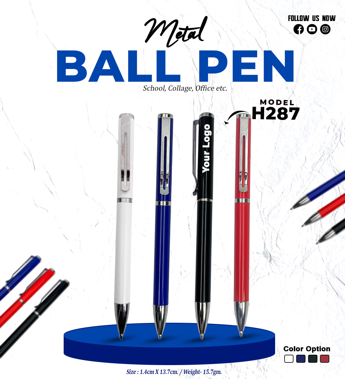 Metal Ball Pen H287