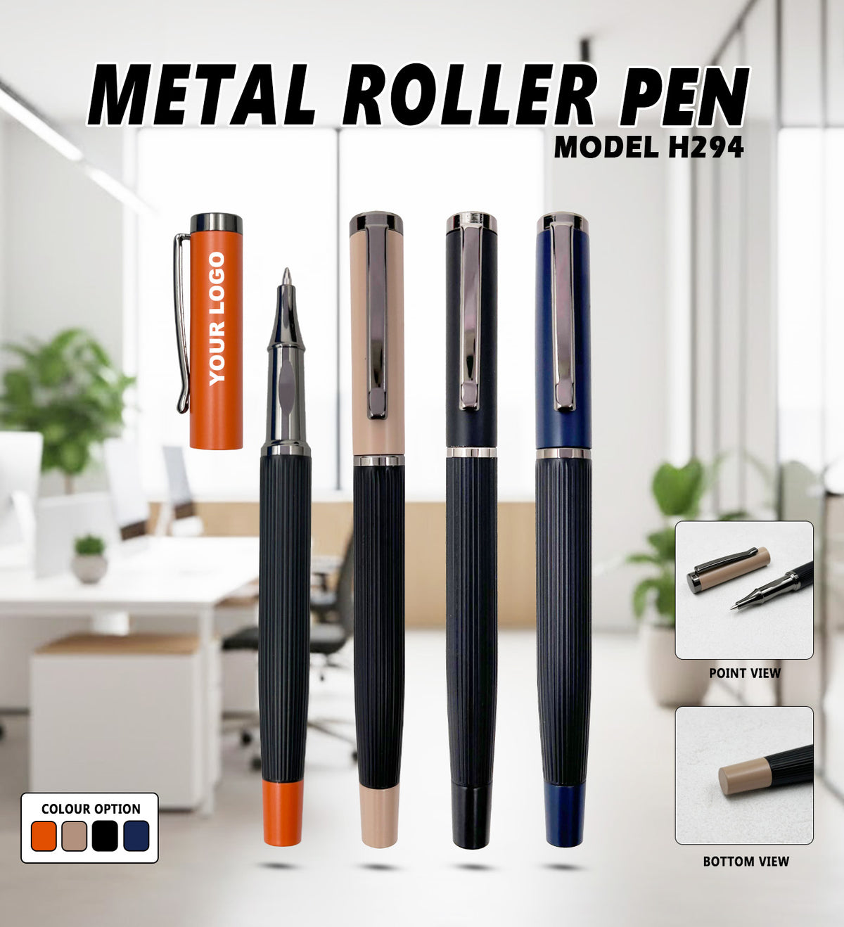 Metal Roller Pen H294