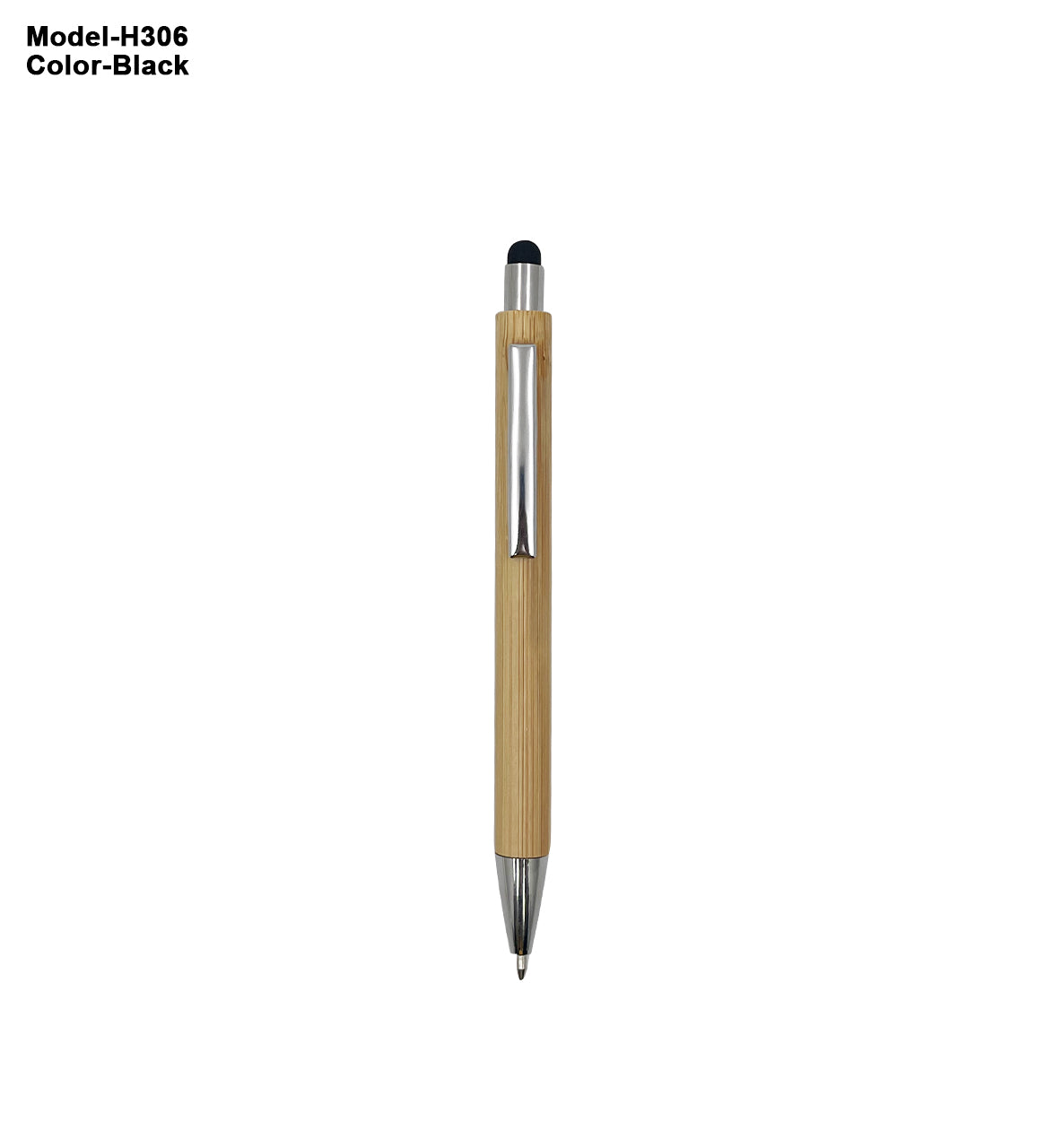 2 in 1 Wooden Ball Pen H306