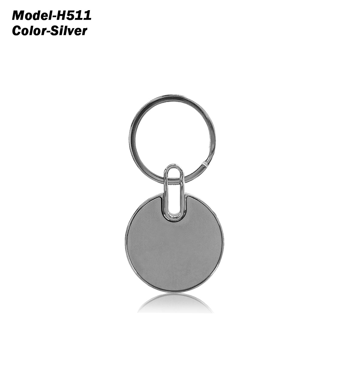 Round Metal Keychain H511