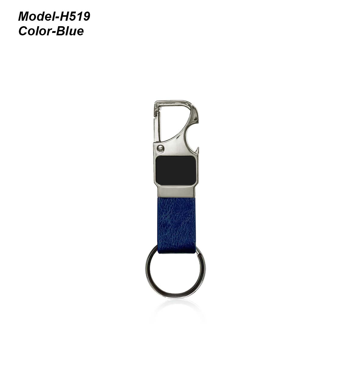 Metal Hook Keychain with Opener H519