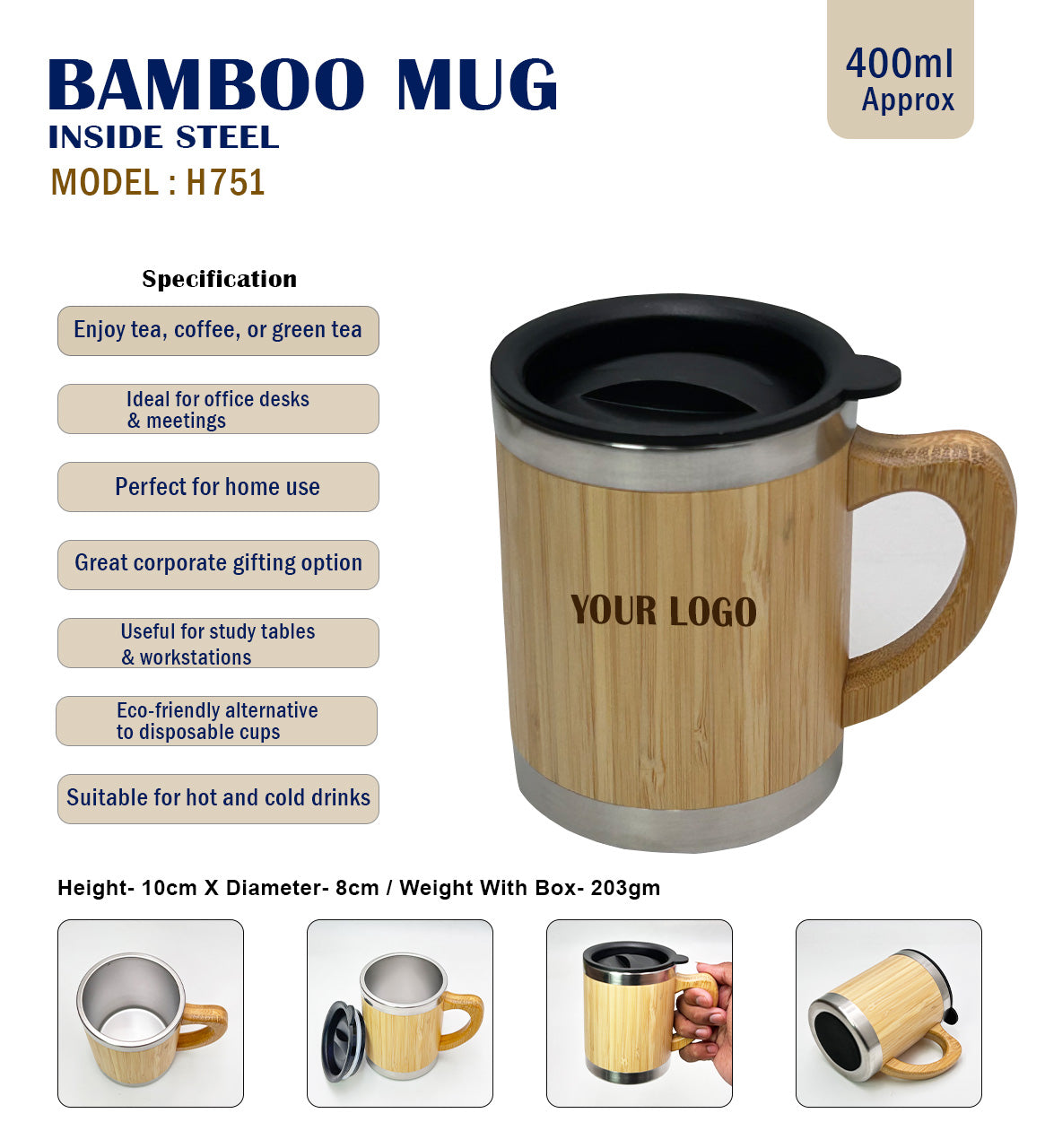 Bamboo Mug H751