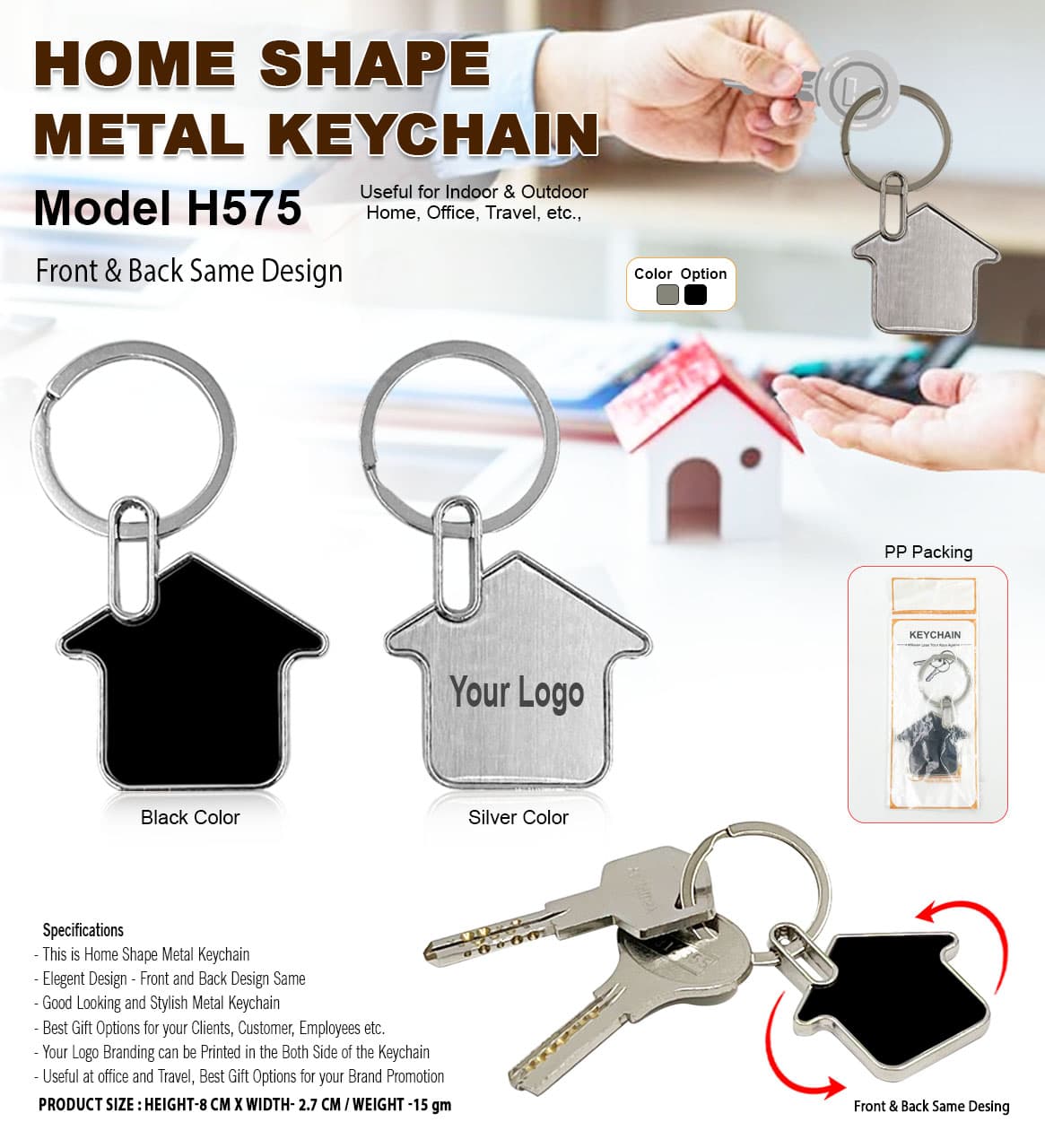 Metal Keychain H575