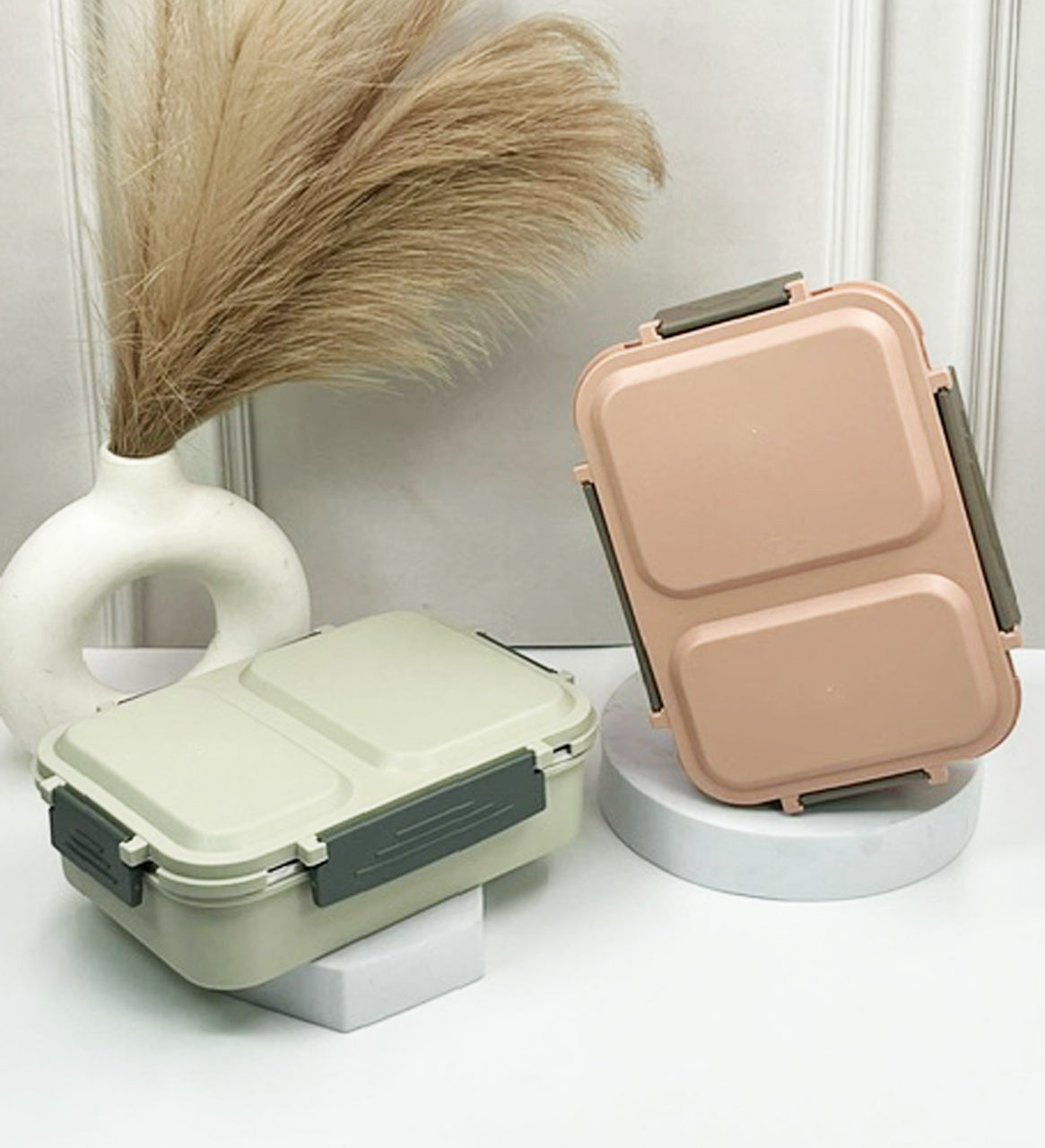 2 Compartment Lunch Box H2603