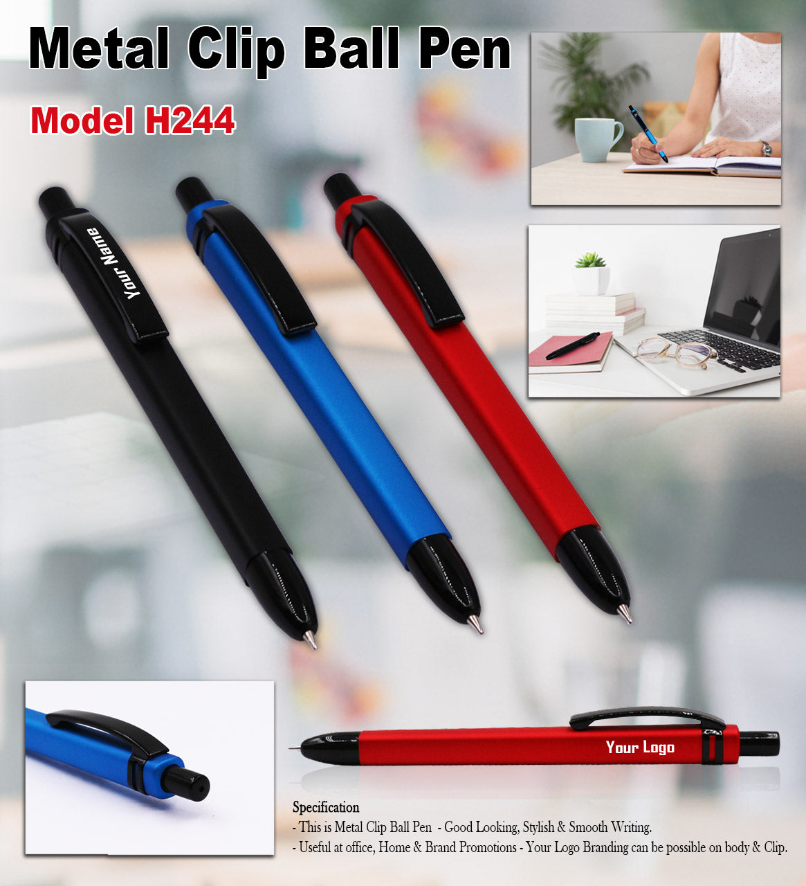 Metal Ball Pen H244