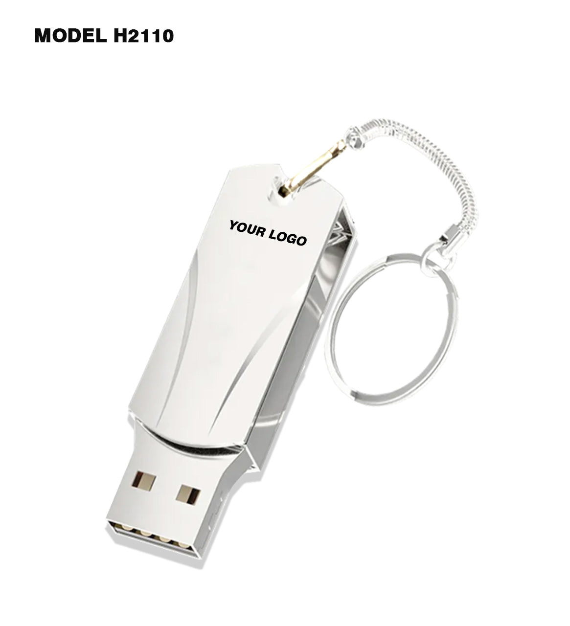 Swivel Metal Pendrive H2110 -32GB