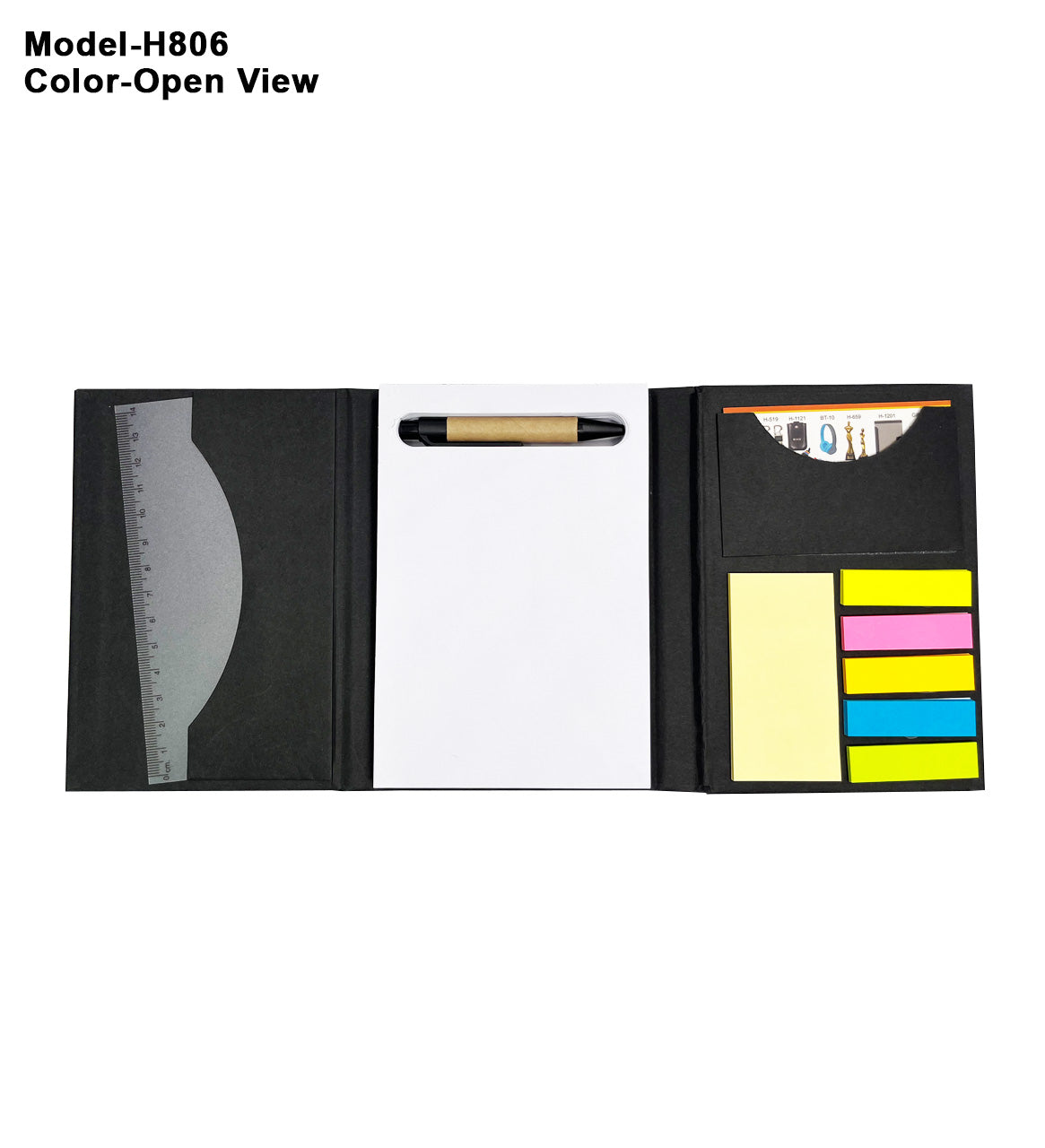 Eco Stickon Note Pad With Pen H806