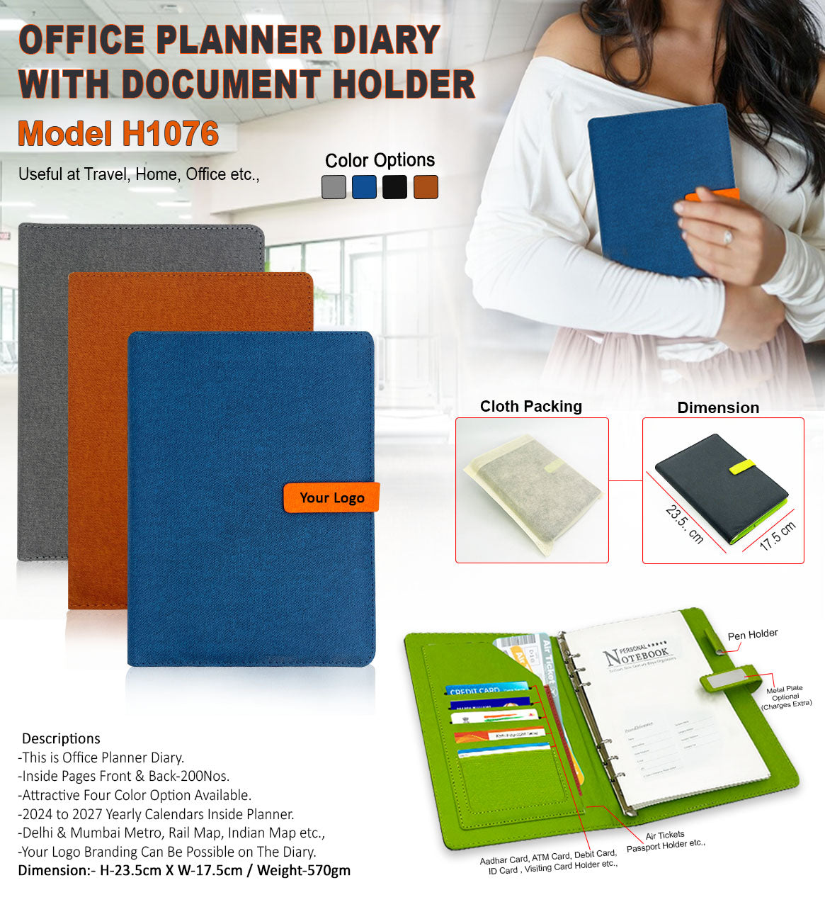 Office Planner Diary H1076