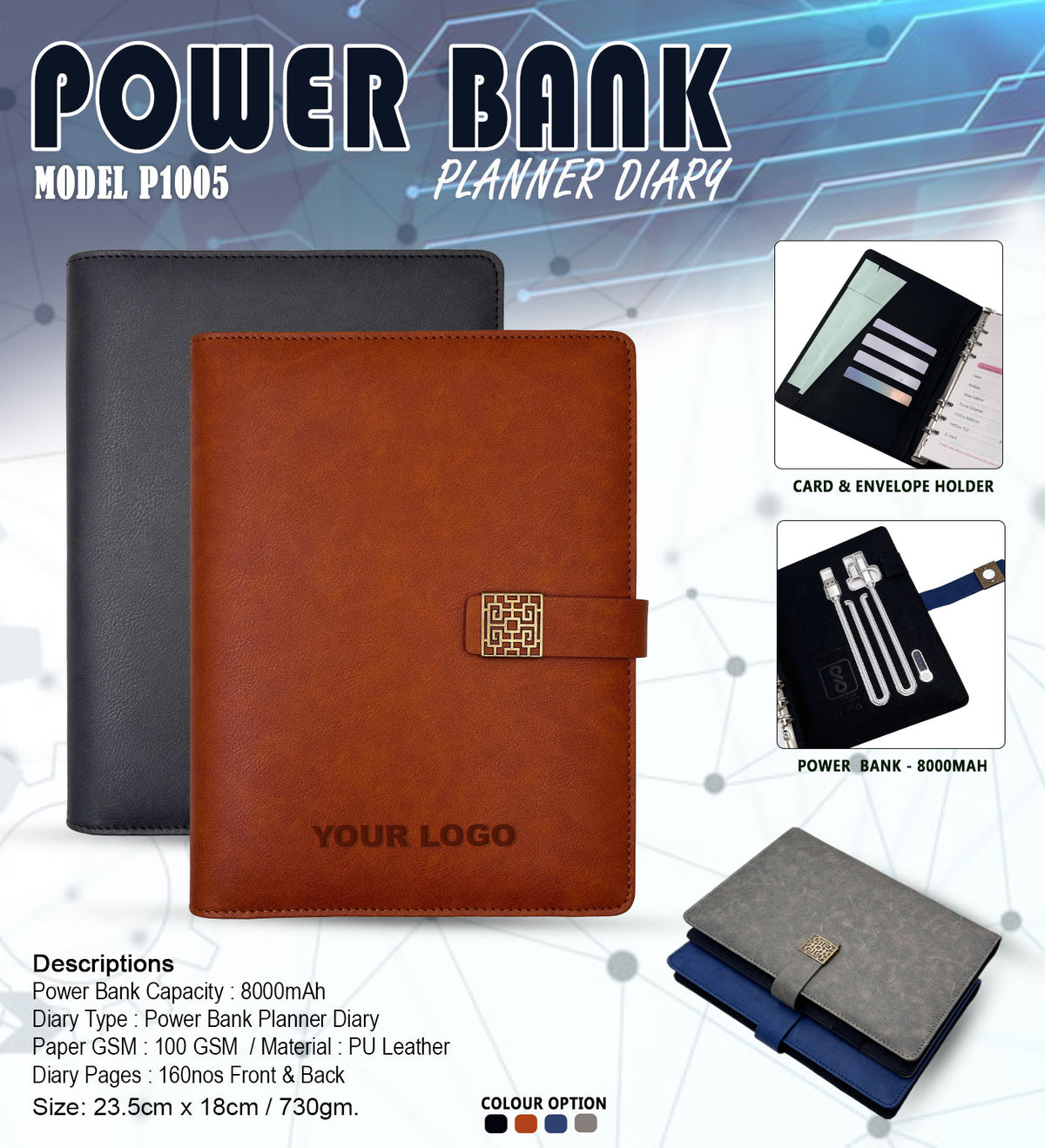 Power Bank Planner Diary P1005