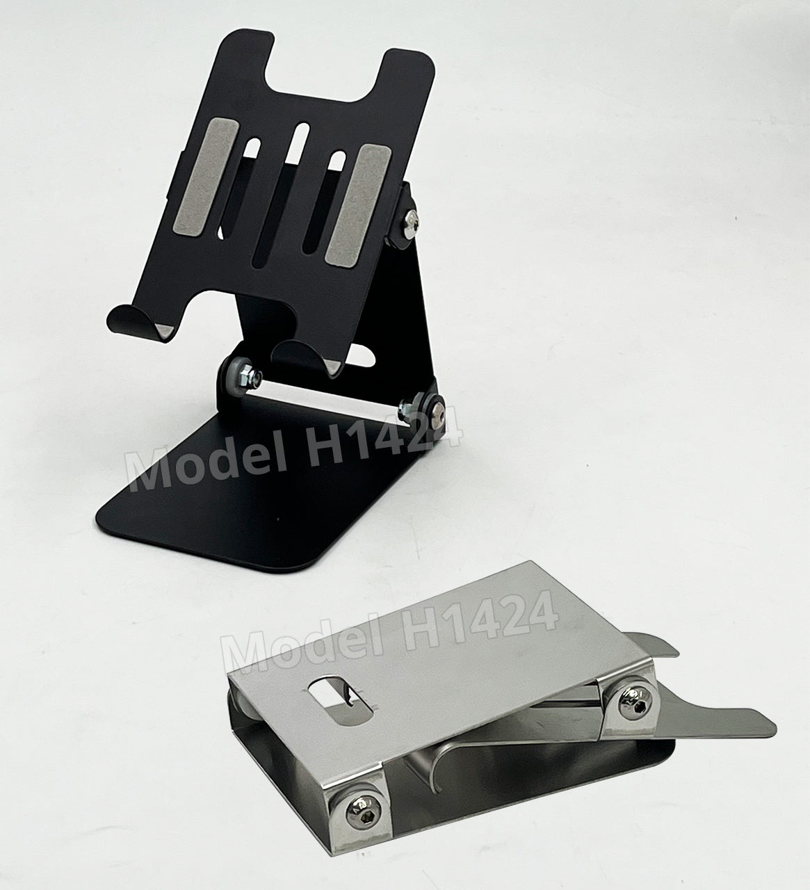 Multi Angles Metal Mobile Stand - Black H1424